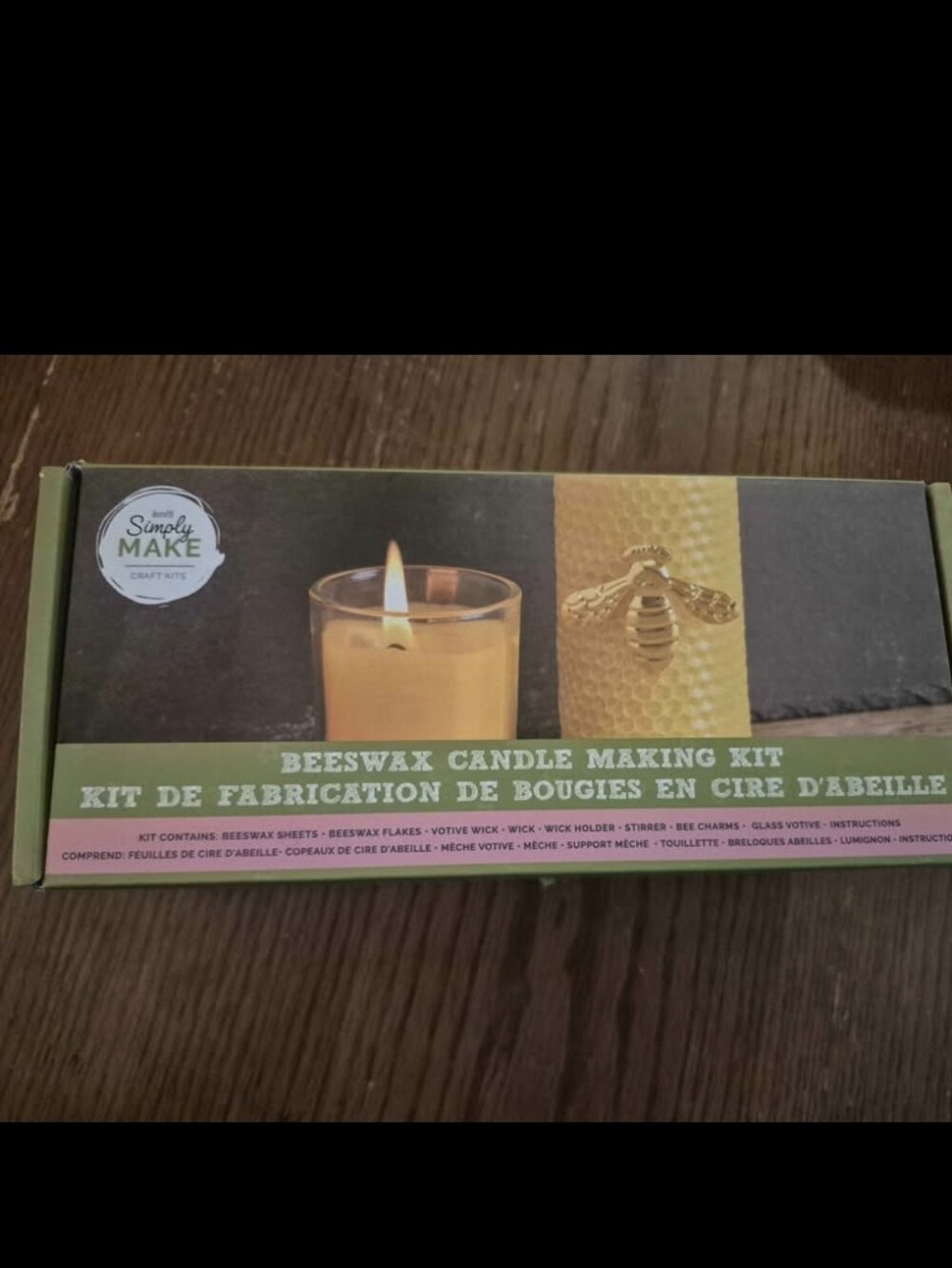 Bees Wax Candle Making Kit New in box